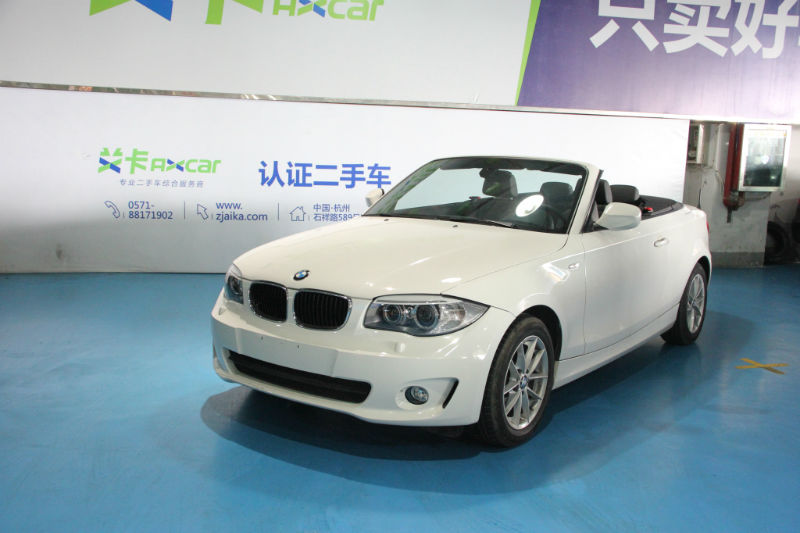 品牌:2012年3月宝马1系 120敞篷跑车 白外黑内 杭牌美女一手车