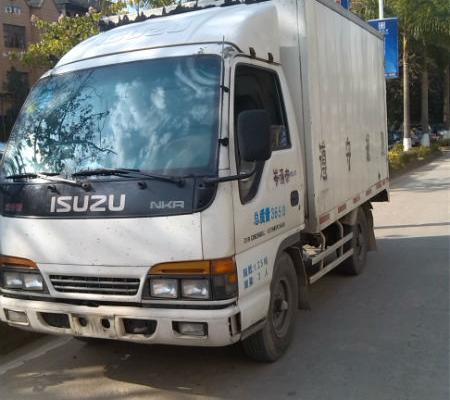7年1月 二手进口五十铃庆铃蓝牌货车 价格4.98万元高清图片