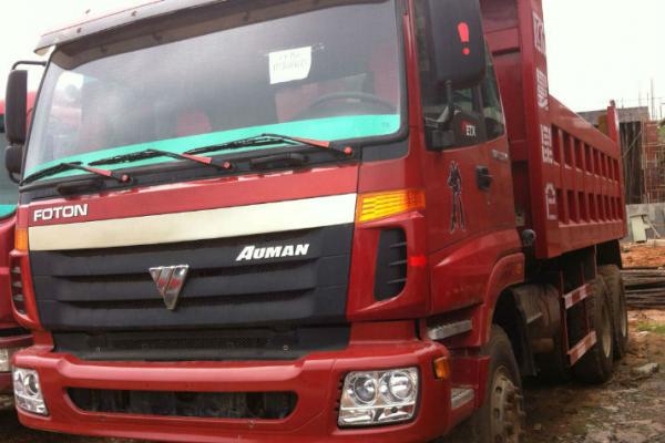 【济宁二手车】2012年8月_二手欧曼自卸车后