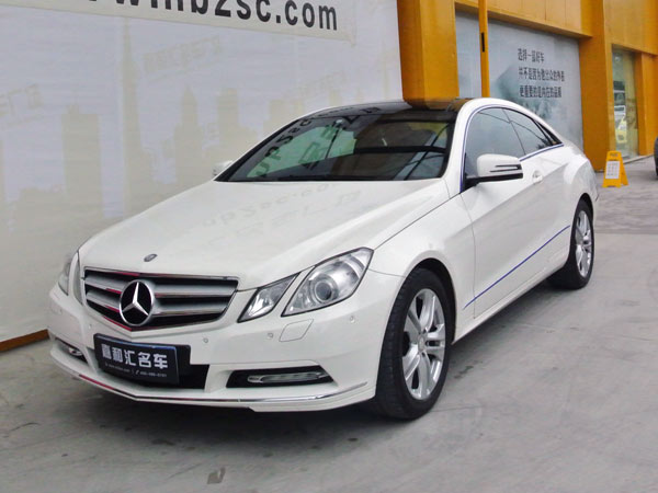 【宁波】2011年5月 奔驰 e级双门轿跑车 e350 coupe 白色 自动档