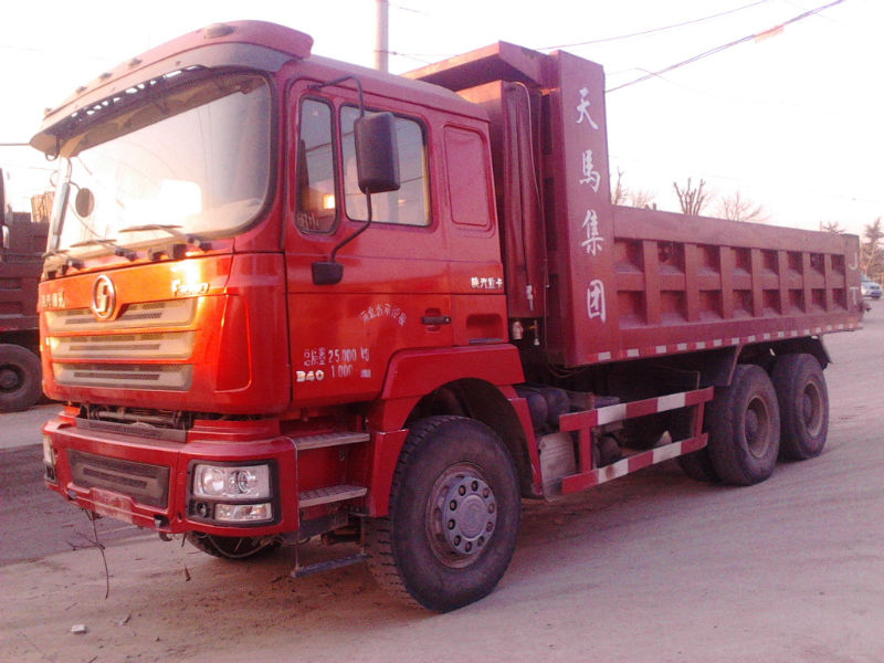 2012年10月山东二手陕汽德隆f3000自卸车