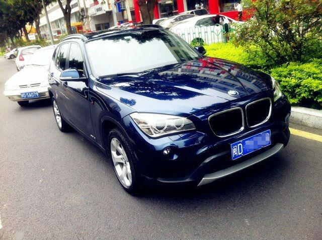 【厦门】2013年1月 宝马 宝马x1 1448款 xdrive20i 蓝色 手自一体
