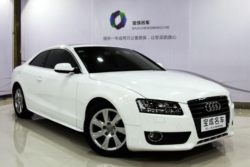 【苏州】2010年10月 奥迪 奥迪a5 2.0tsi coupe 风尚版 白色 自动档