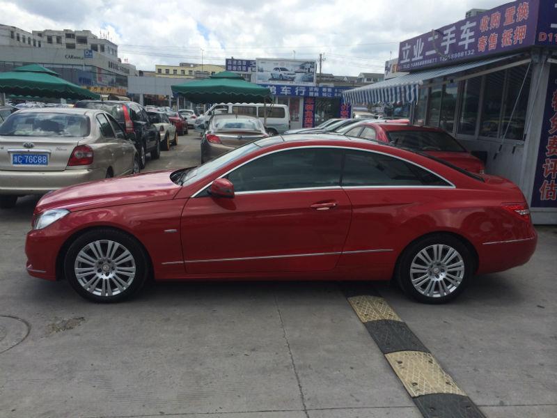 【温州】2010年8月 奔驰 e级双门轿跑车 e260 cgi 双门轿跑车 红色