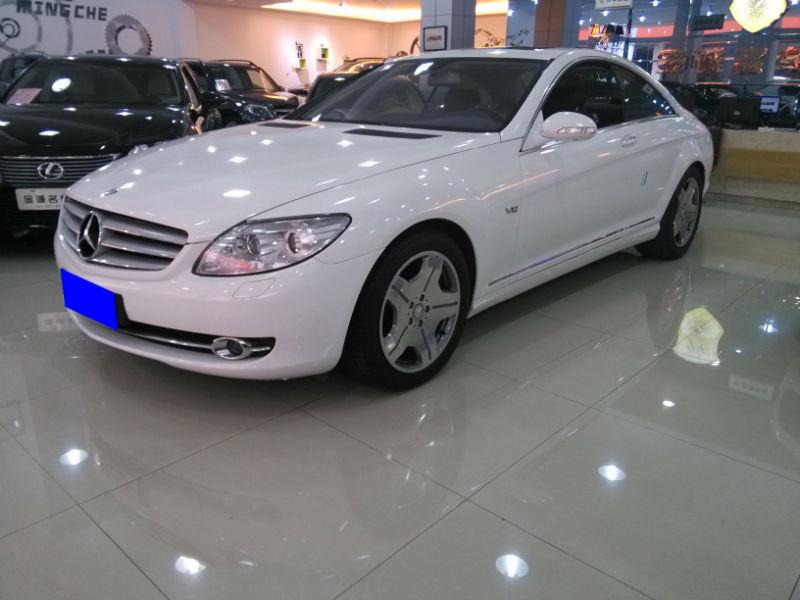 【浙江】2009年4月 奔驰 cl级 cl600 5.5t 白色 手自一体