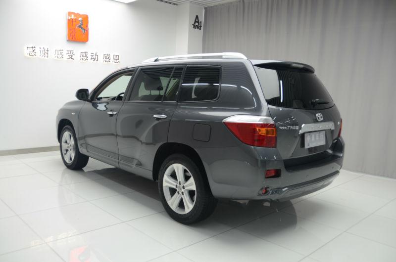 上海2009年8月丰田汉兰达2009款35l至尊版七座灰色自动档
