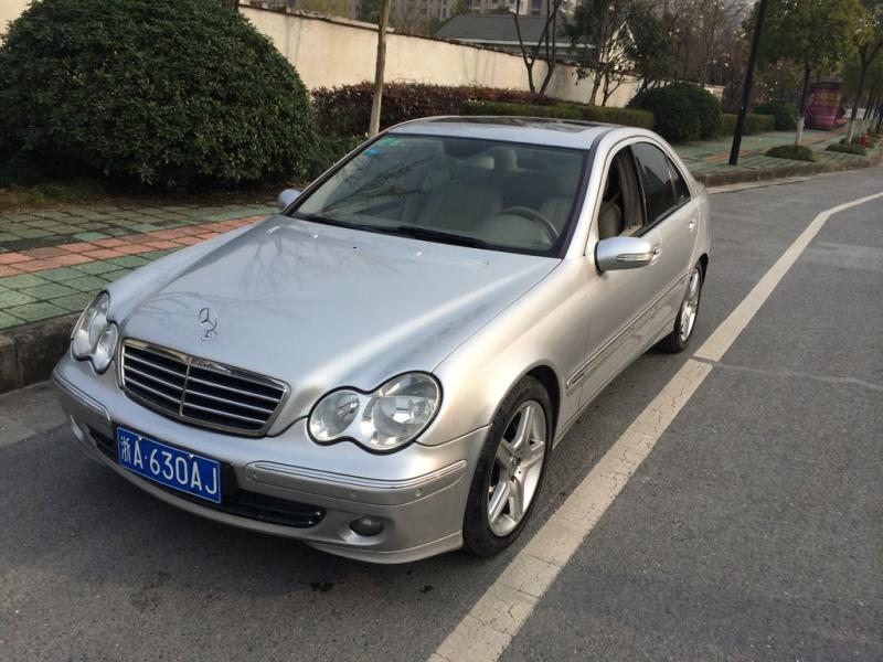 【浙江】2006年9月 奔驰 c级 c200k 1.8t 时尚型 银灰 手自一体