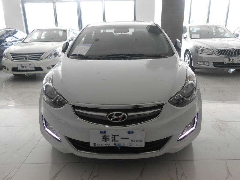 【洛阳】2015年1月 现代 朗动 15款1.6自动领先型 白色 自动档