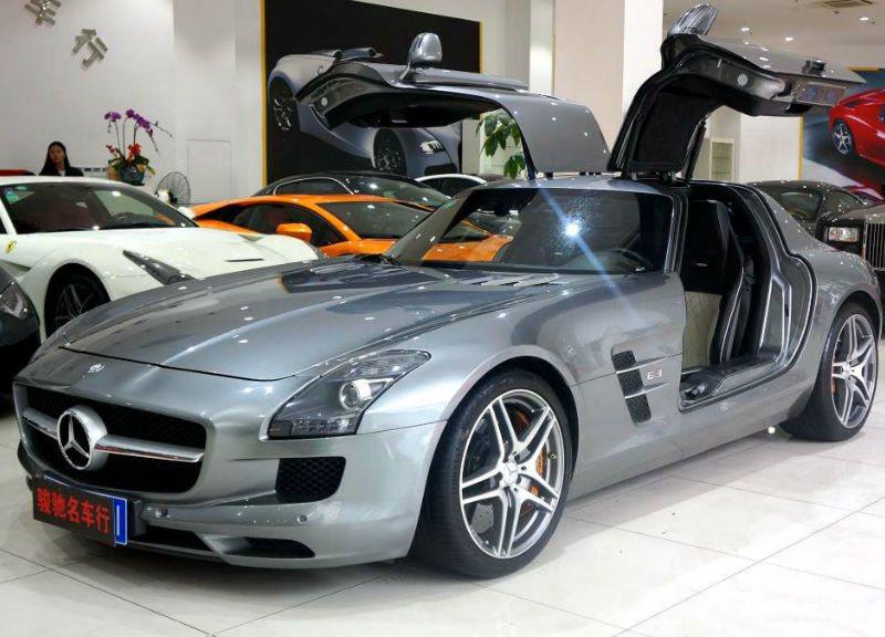 跑车 奔驰 进口奔驰汽车 上海二手sls amg 近年二手sls amg比较  车辆