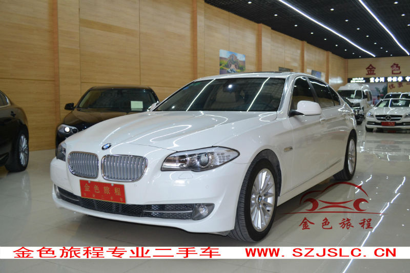 【苏州】2013年9月 宝马 宝马5系 535li 3.0t 豪华型 白色 自动档