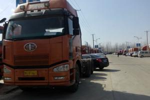 二手解放j6双驱半挂车420马力个人车转让价格