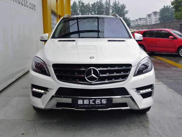 【宁波】2014年6月 奔驰 ml级越野车 ml400 4matic 动感型 白色 自动