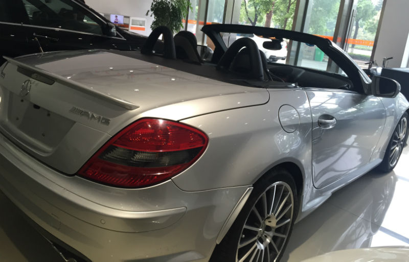 【温州】2010年9月 奔驰 slk amg slk55 amg 5.4 银灰 自动档