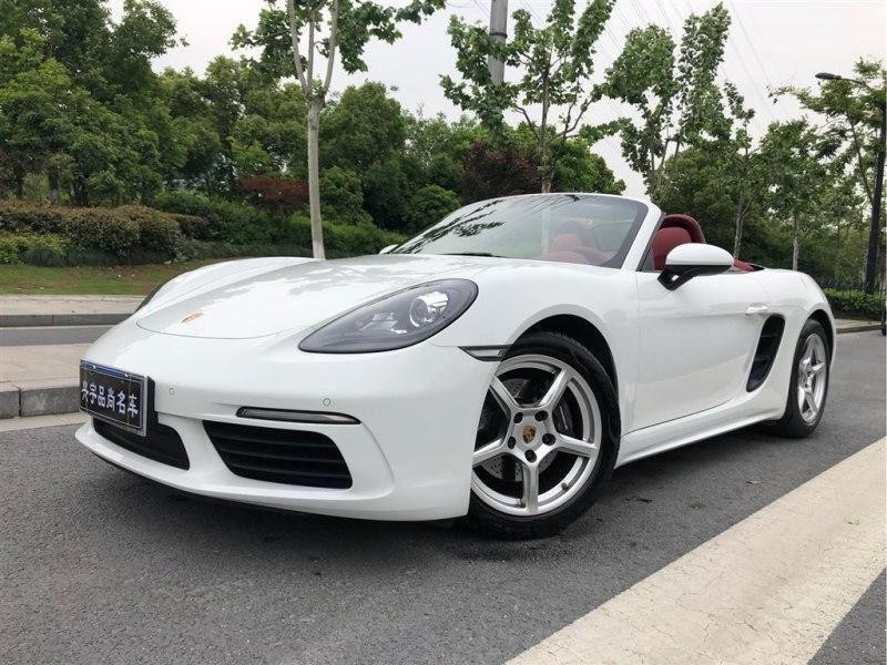 杭州2018年5月保时捷boxster保时捷718进口boxster20t白色自动档