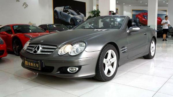 【上海】2008年6月 奔驰 sl级 sl500 5.5 红色 手自一体