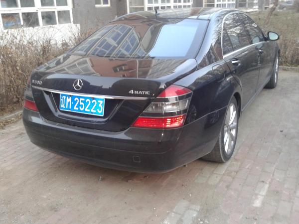 铁岭2008年10月奔驰奔驰s级2008款s500l55四驱版黑色自动档