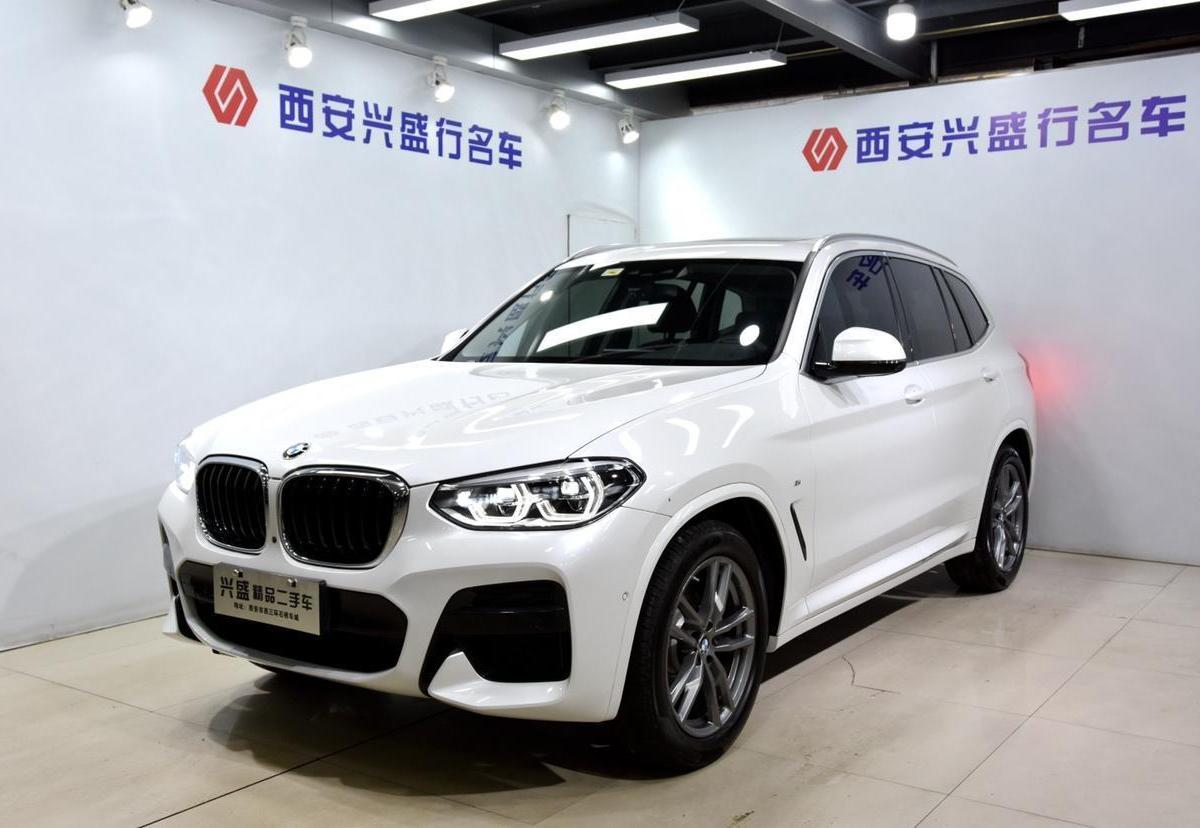 西安2020年9月宝马宝马x32020款xdrive25im运动套装白色手自一体