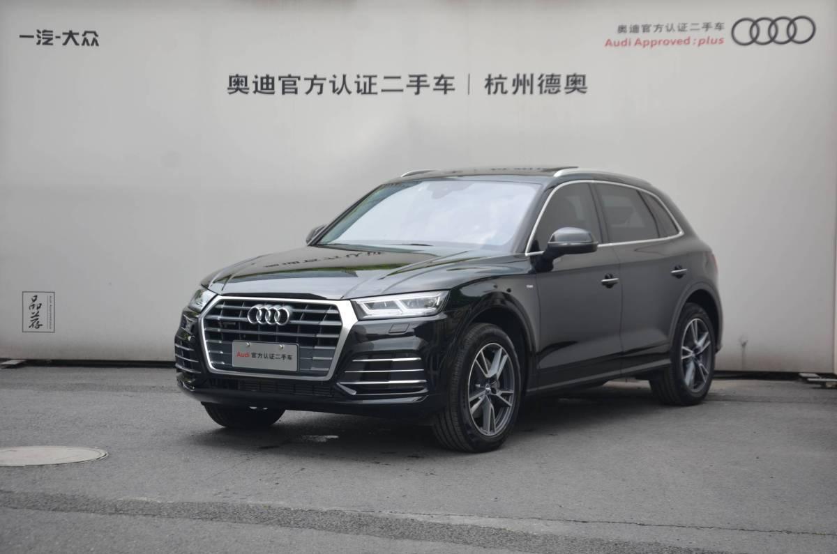 杭州2019年8月奥迪奥迪q5l2020款40tfsi荣享时尚型黑色自动档