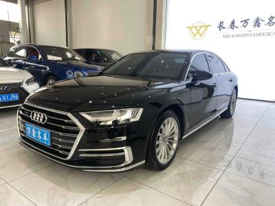 廊坊2019年1月奥迪奥迪a82018款a8l55tfsiquattro投放版尊享型黑色手