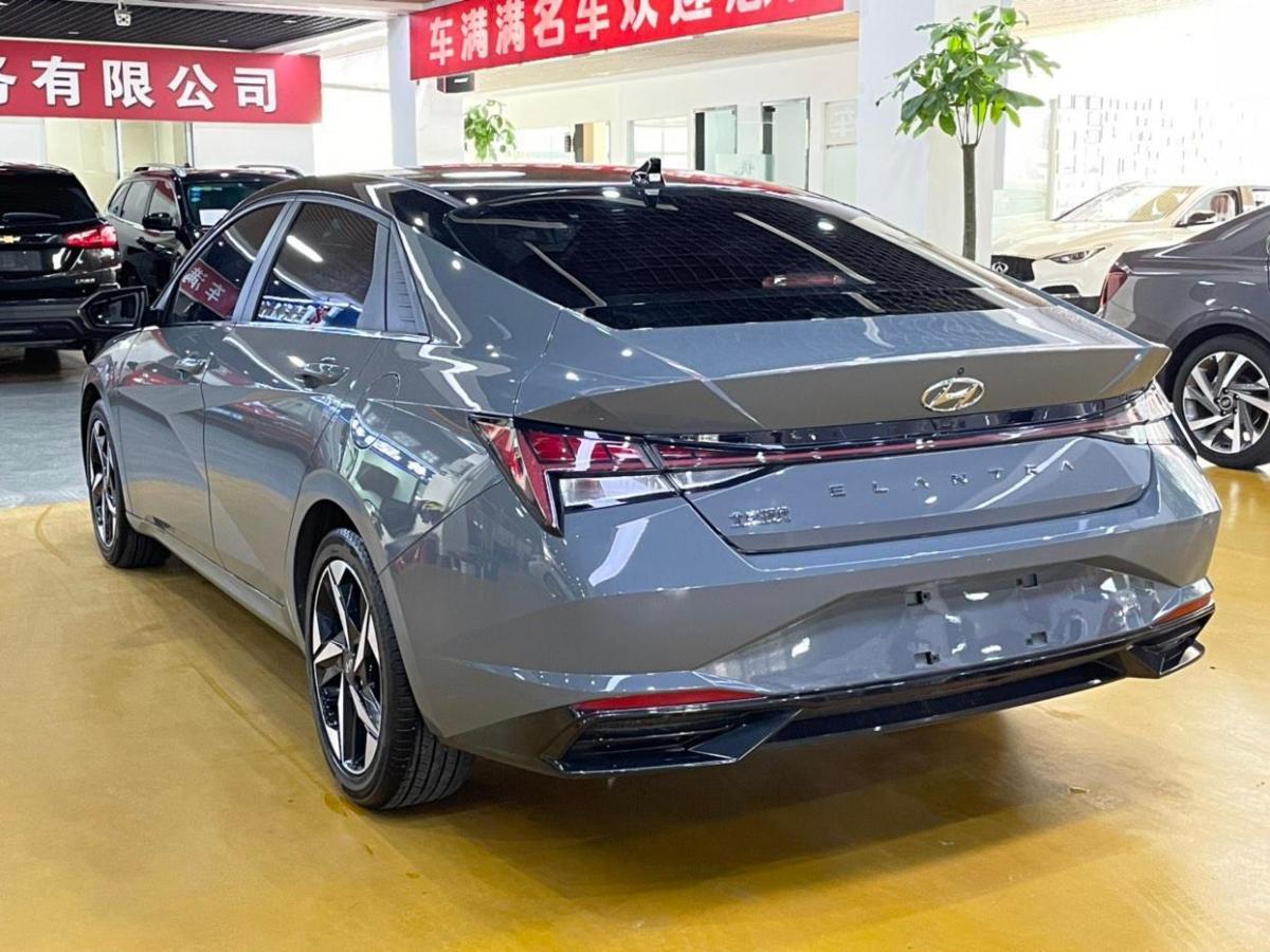 【合肥】2020年10月 现代 伊兰特 2021款 1.5l top旗舰版 灰色 自动档