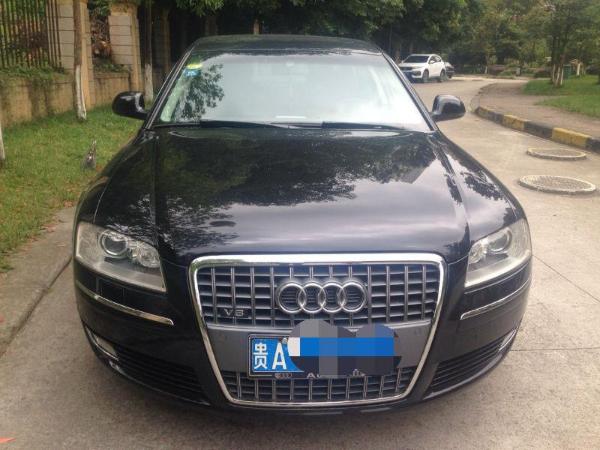 贵阳2010年7月奥迪奥迪a82010款a8lw1260quattro百年纪念版黑色手自