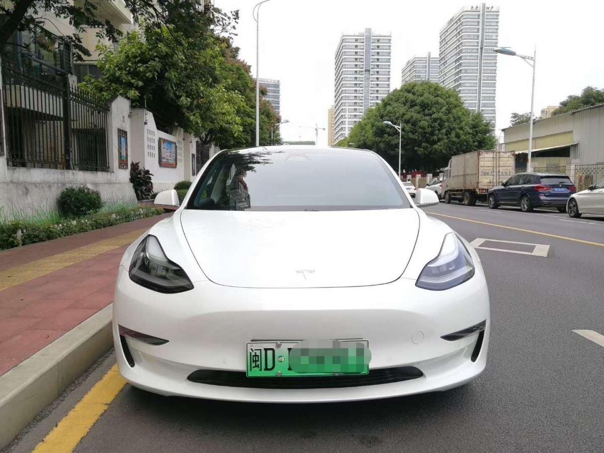 【厦门】2020年8月 特斯拉 model 3 2019款 长续航后驱版 自动档