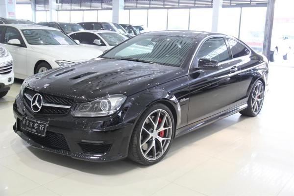 【台州】2014年4月 奔驰 6.2 c63 amg coupe edition 507 黑色 自动档