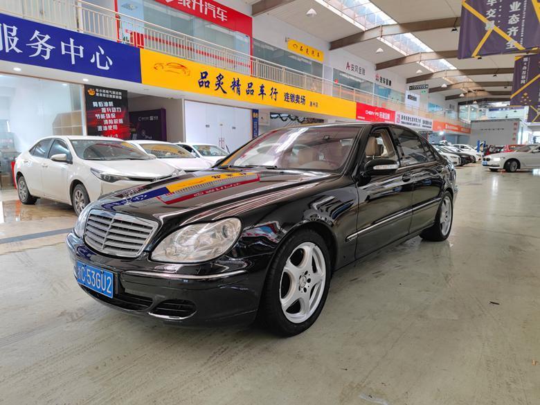 【温州】2004年5月 奔驰 奔驰s级 2004款 s600 5.5l 自动档