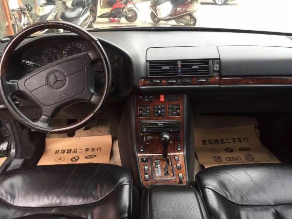 【铜陵】1997年8月 奔驰 奔驰s级 1999款 s600 5.8 v12 黑色 自动档