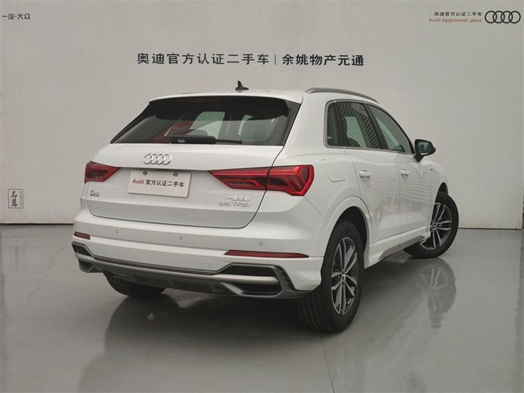 宁波2021年6月奥迪奥迪q32021款35tfsi进取致雅型白色自动档