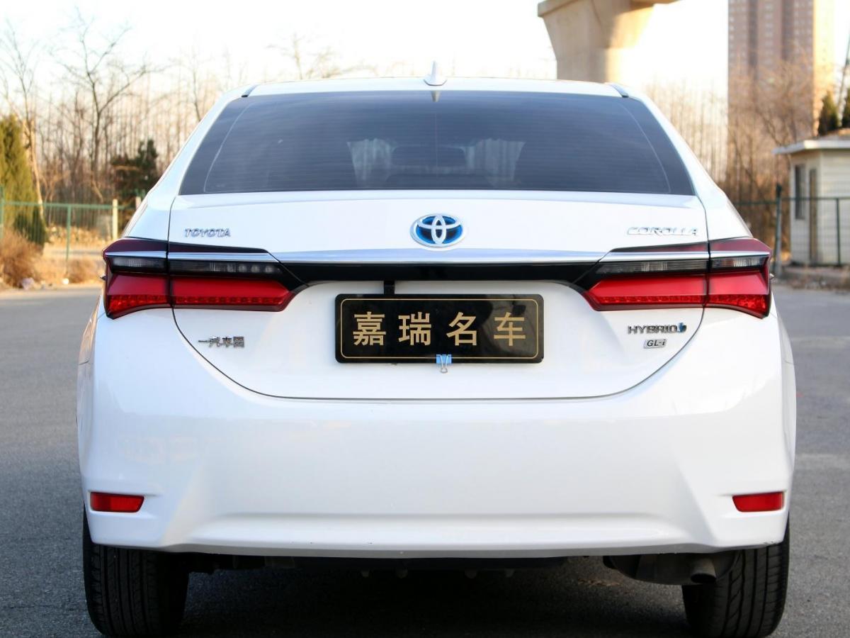 2018年1月丰田 卡罗拉  2018款 双擎1.8l cvt智尚版