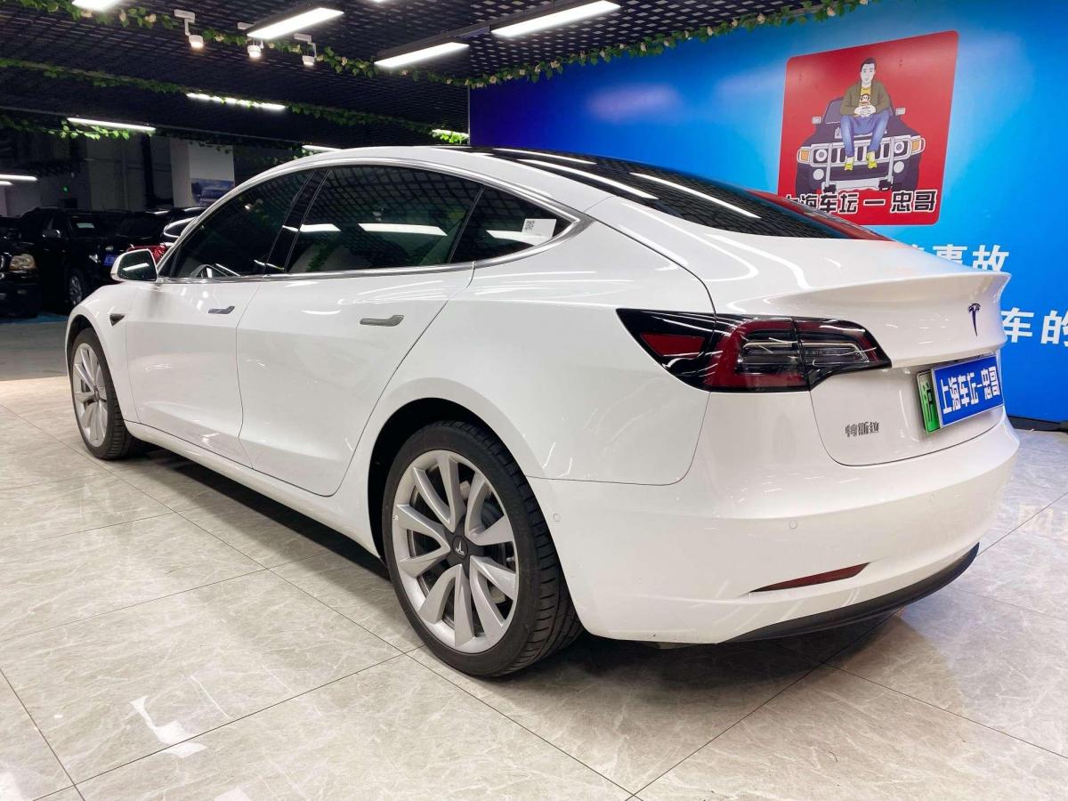 【上海】2021年2月 特斯拉 model 3 2021款 长续航全轮驱动版 白色