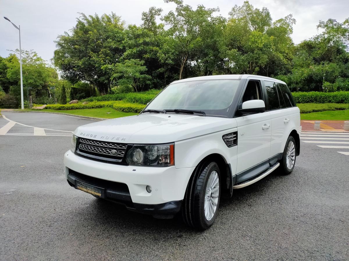 厦门2012年3月路虎揽胜运动版2012款30tdv6hse柴油版白色自动档