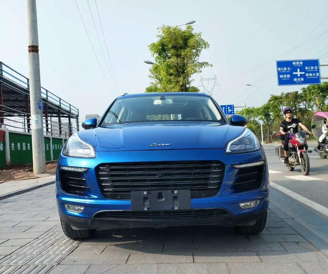 恩施土家族苗族自治州2018年7月众泰sr92017款20t自动极致之心版蓝色