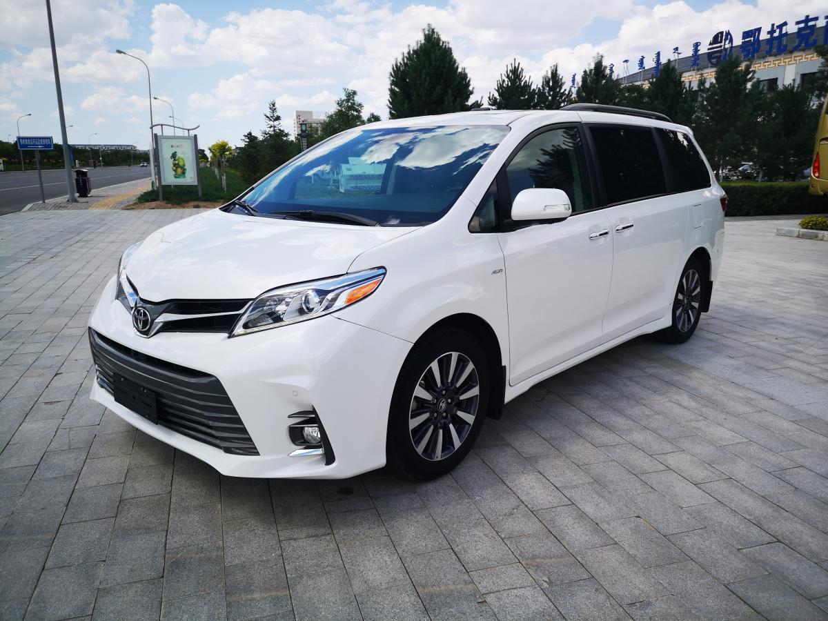 2018年5月丰田塞纳塞纳35l四驱xle7座加版白色自动档