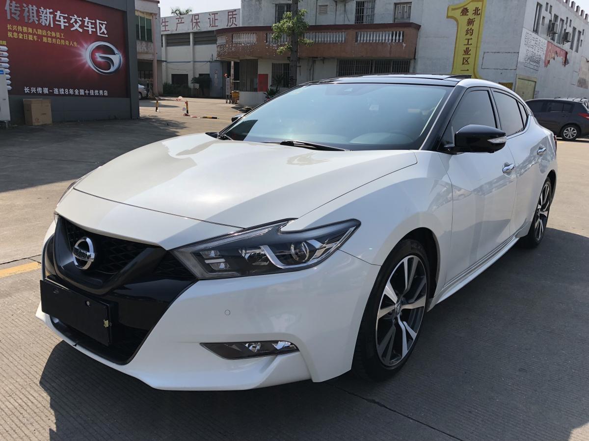 广州2016年7月日产西玛2016款25lxv至尊版白色自动档