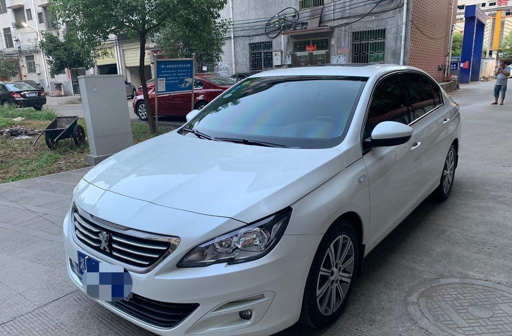 郴州2017年1月标致4082016款16t自动豪华版白色自动档