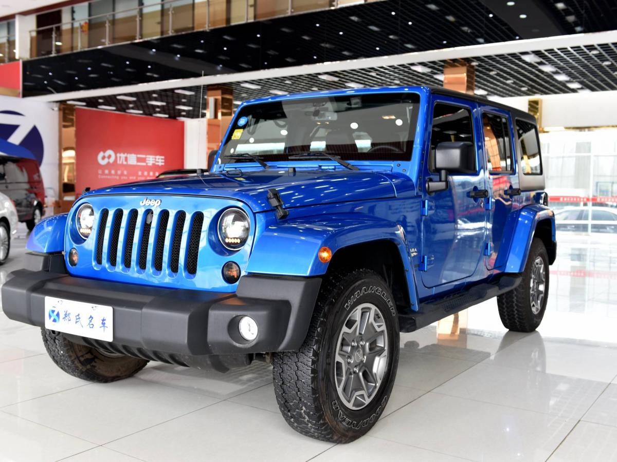 呼和浩特2016年4月jeep牧马人30l75周年致敬版蓝色手动挡