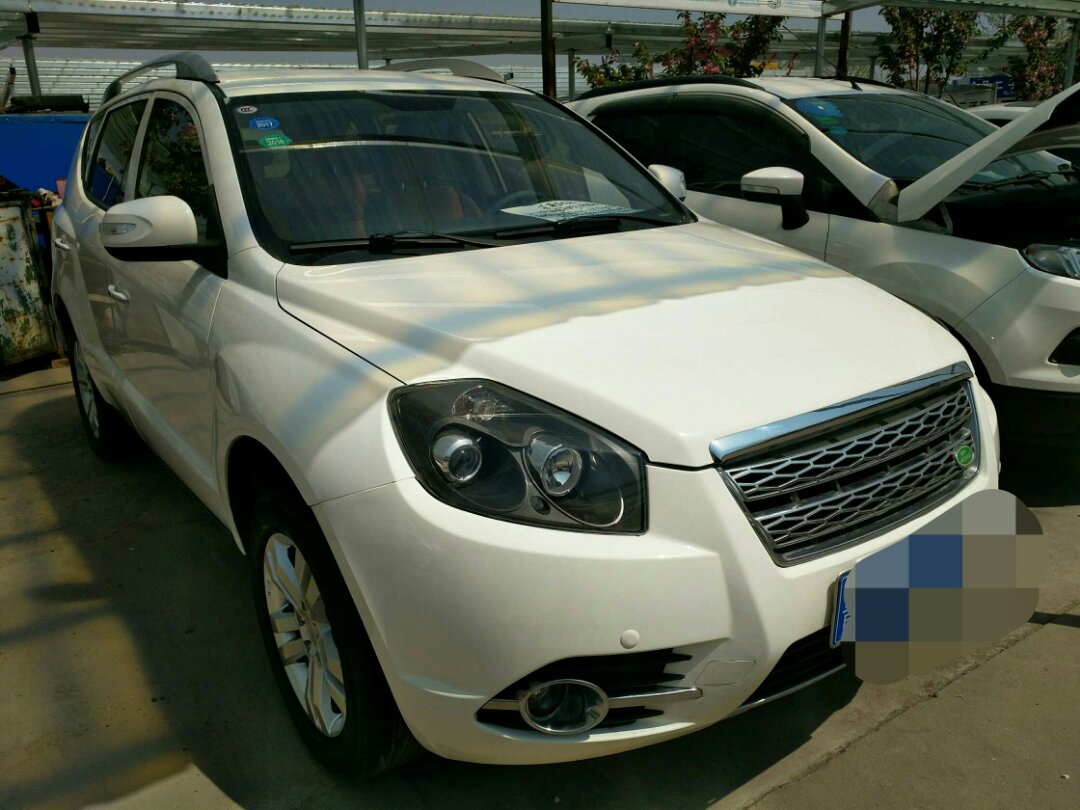 潍坊2014年10月吉利吉利gx72014款18l手动尊贵型白色手动挡