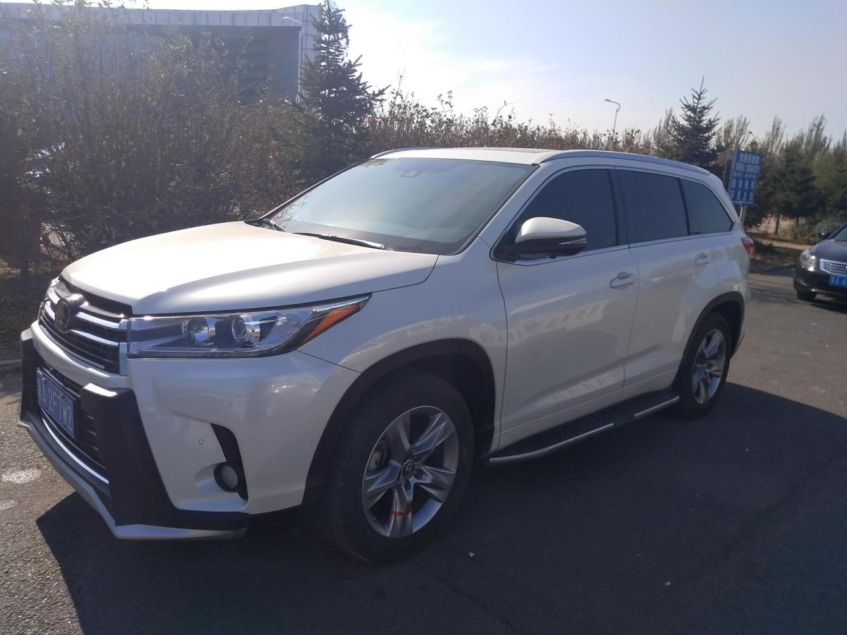 哈尔滨2019年2月丰田汉兰达27白色