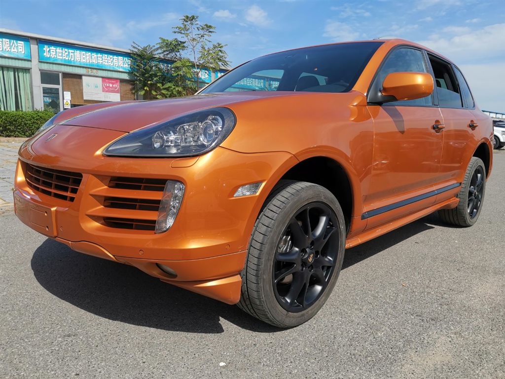 石家庄2010年05月保时捷cayenne2007款cayenne36l橙色手动挡