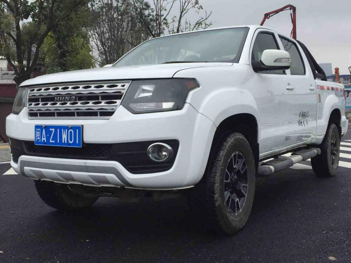 福州2016年1月黄海n22015款28t两驱柴油至尊版je493zlq4cb白色手动挡