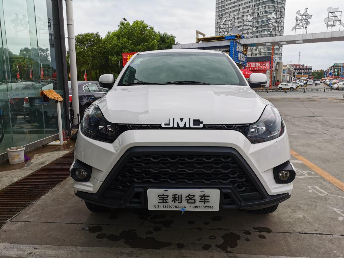 宜昌2018年3月江铃域虎72016款24t四驱超豪华版jx4d24白色手动挡