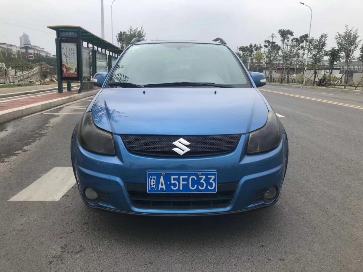 福州2009年8月铃木天语sx42009款两厢16l自动运动型蓝色自动档