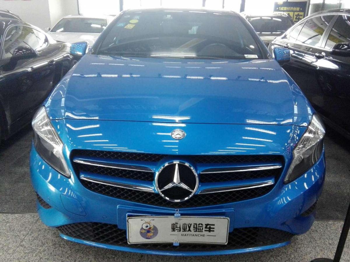 南京2013年10月2013款奔驰a级进口a180时尚型蓝色