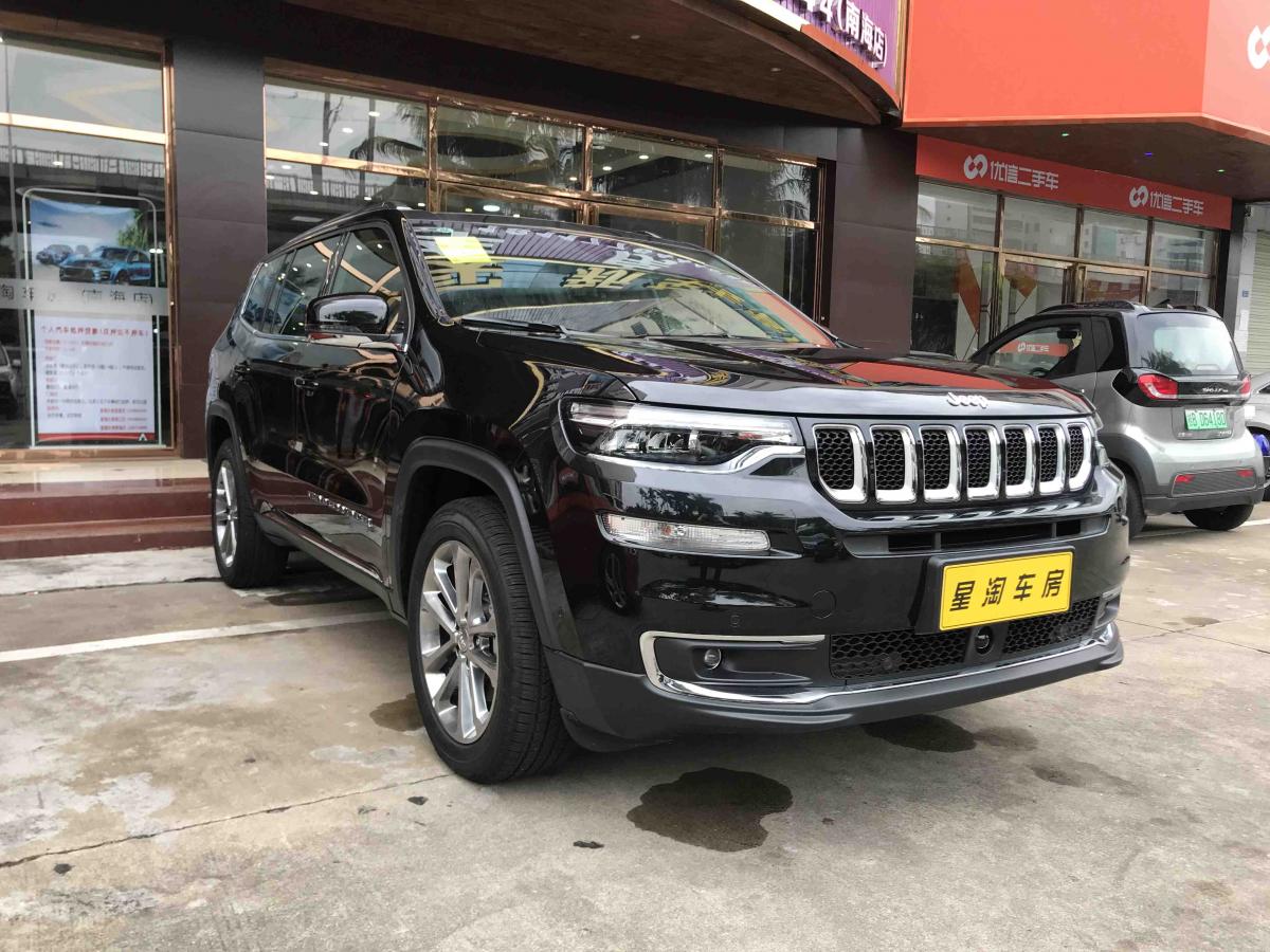 海口未上牌jeep指挥官2018款20t四驱臻享版黑色自动档
