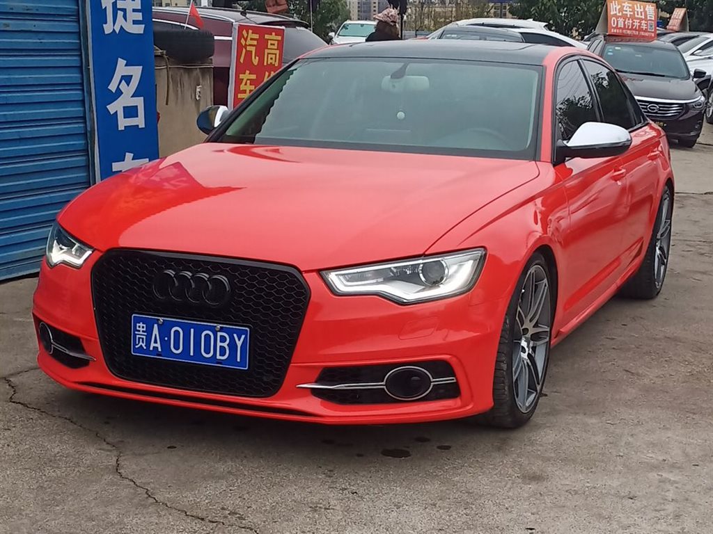 贵阳2015年08月奥迪奥迪a6l2014款tfsi标准型红色手动挡