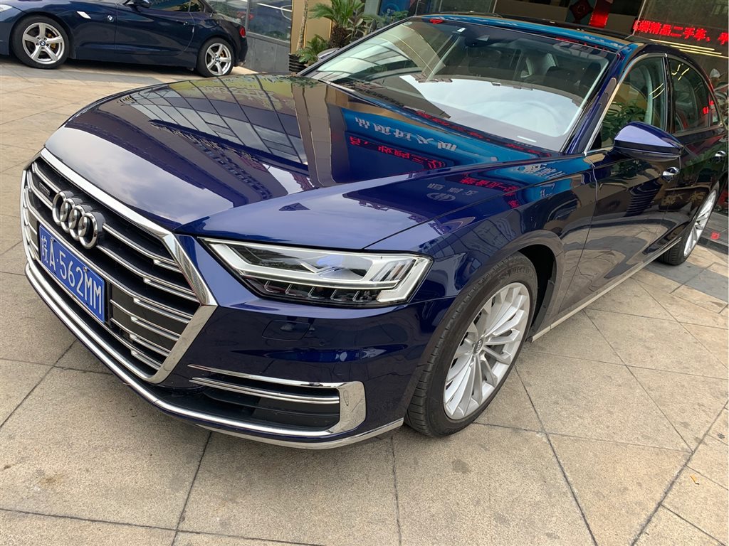 合肥2019年09月奥迪奥迪a82018款a8l55tfsiquattro投放版精英型蓝色