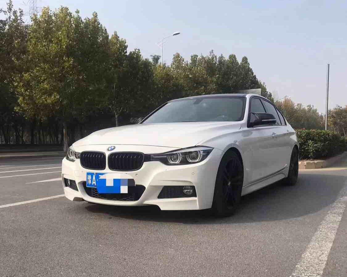 郑州2018年8月宝马宝马3系320im运动曜夜版白色手动挡