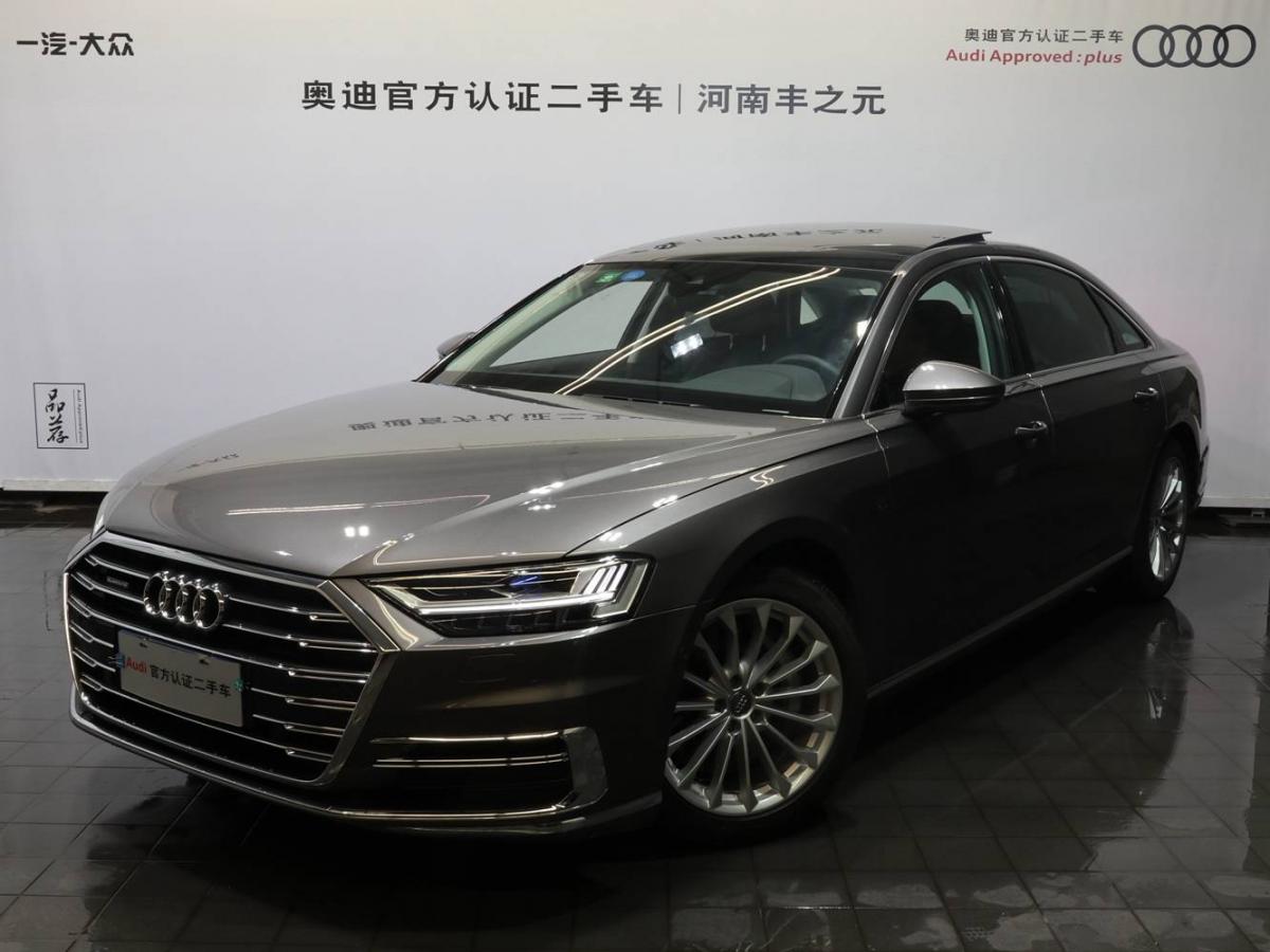 郑州2019年1月奥迪奥迪a82018款a8l55tfsiquattro投放版精英型灰色